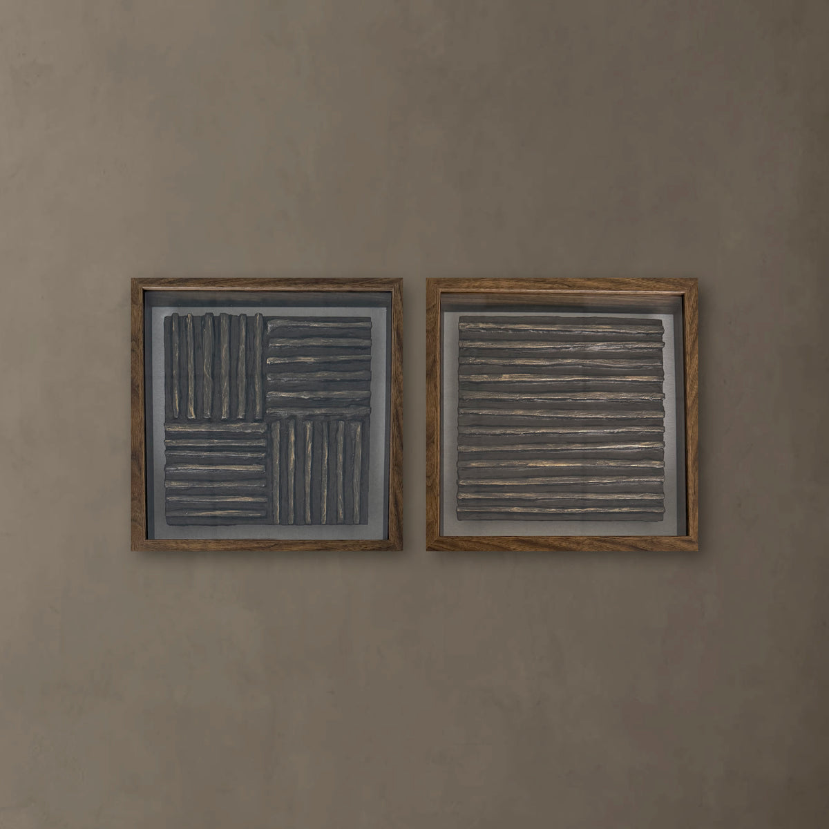 Dimensional Wall Art: Set of Two