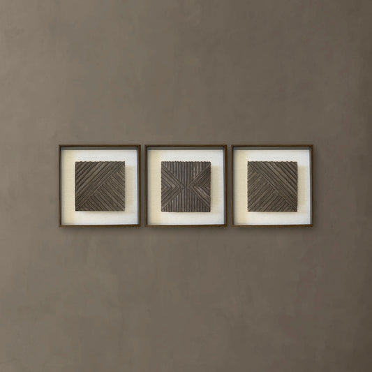 Dimensional Wall Art: Set of Three