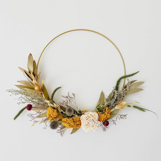 Organic Blooms Series: Wreath-Yarrow